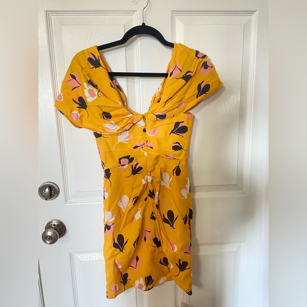 NWT Self Portrait Flora Print Mini Dress XS Cottage Core